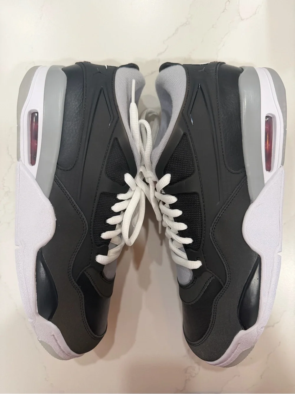 Air Jordan Nike 4RM PRM Men’s Black, Gray and White Low-Top Sneakers